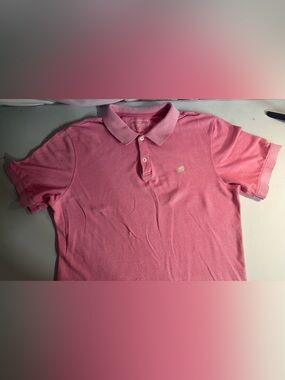 Banana Republic Pink Short-Sleeve Polo